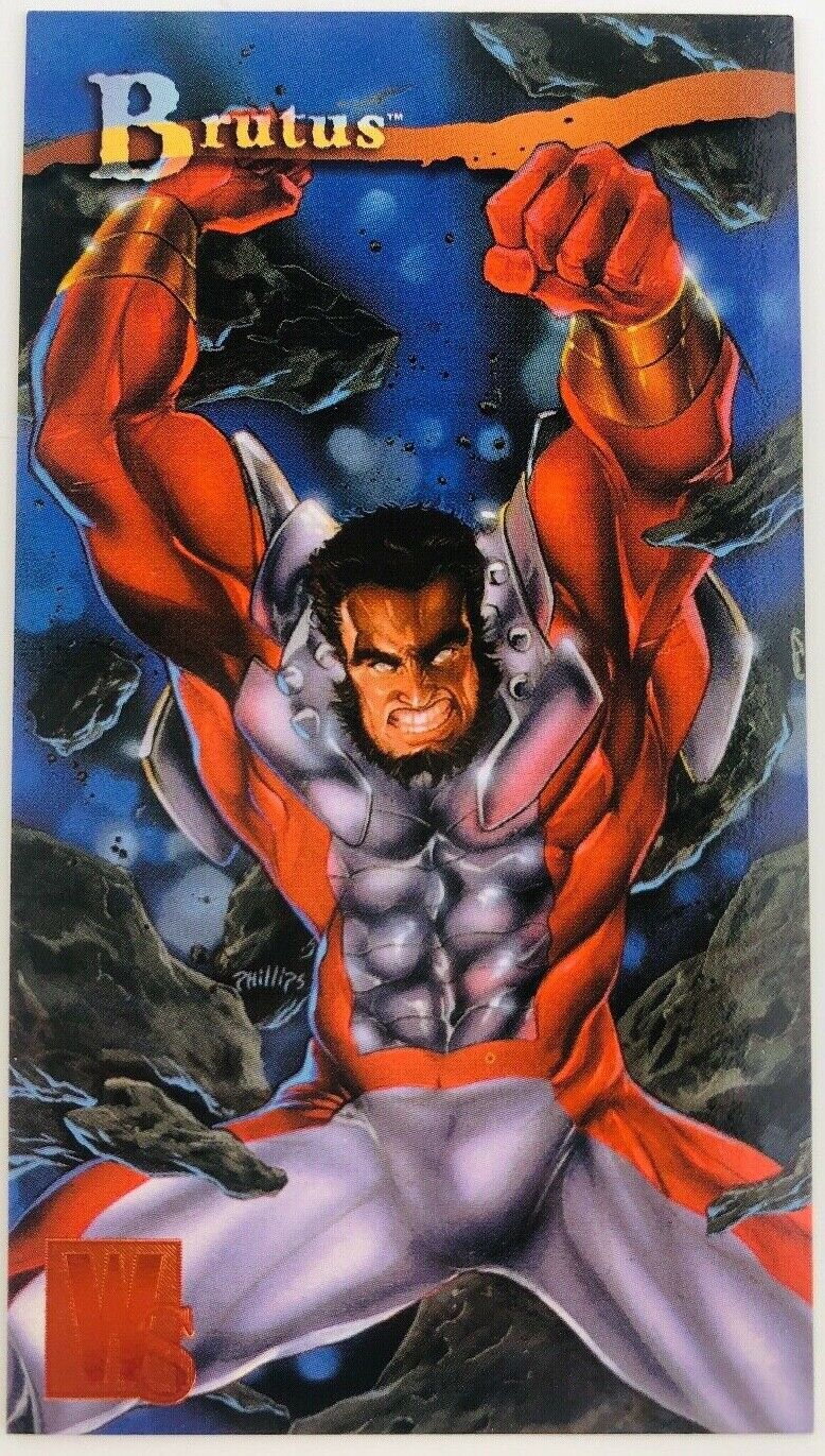 1995 Wildstorm Gallery Widevision Trading Card #70 Brutus