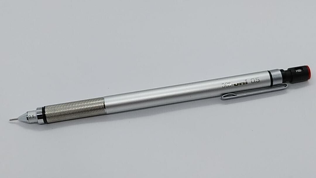 Discontinued Products Mitsubishi Hi-Uni 3051Ff 0.5 Silver Mechanical Pencil USED