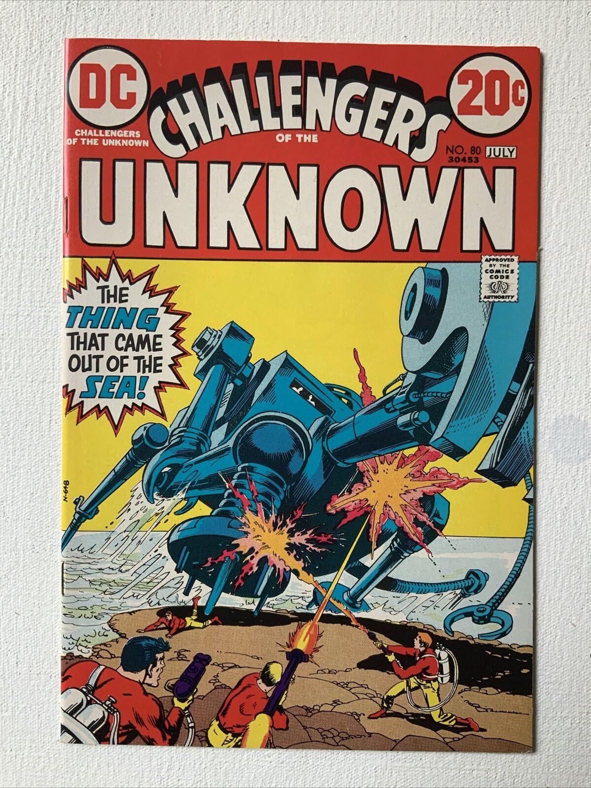 Challengers of the Unknown-80- 1973 DC Nick Cardy Cover High Grade NM/ NM+