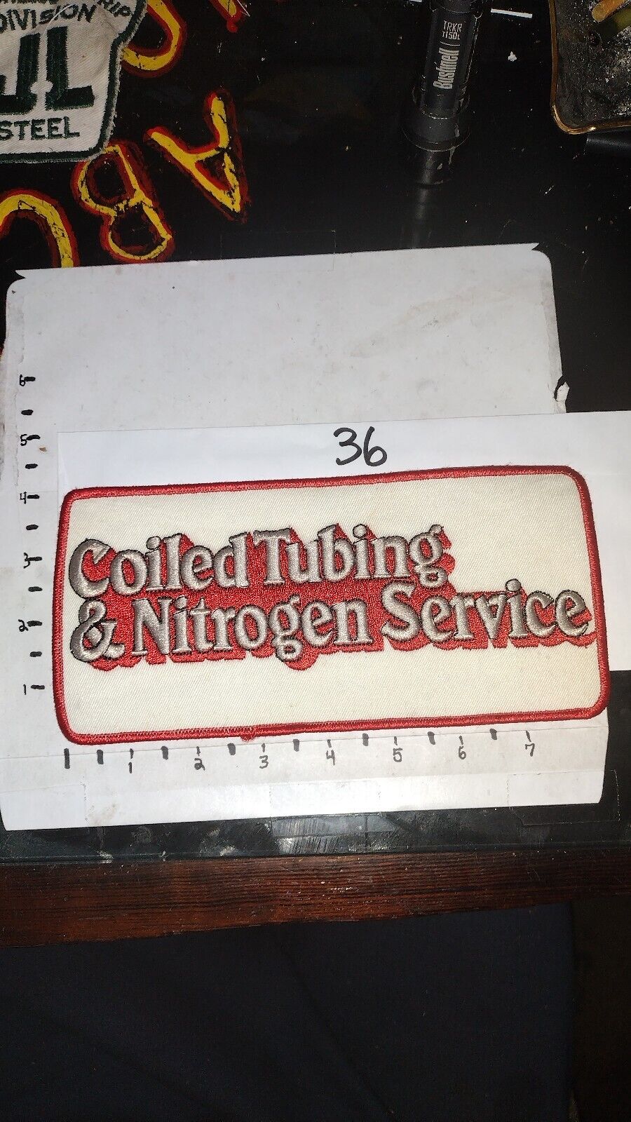 vintage sew on patch Coiled Tubing &Nitrogen Service