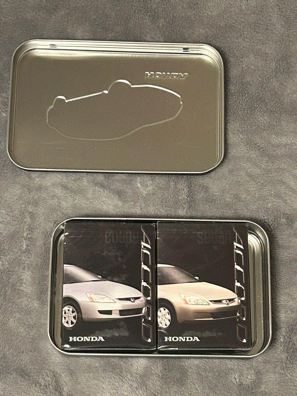 2003 Honda Accord Limited Edition Collectors Tin 2 Sets of Sealed Playing Cards