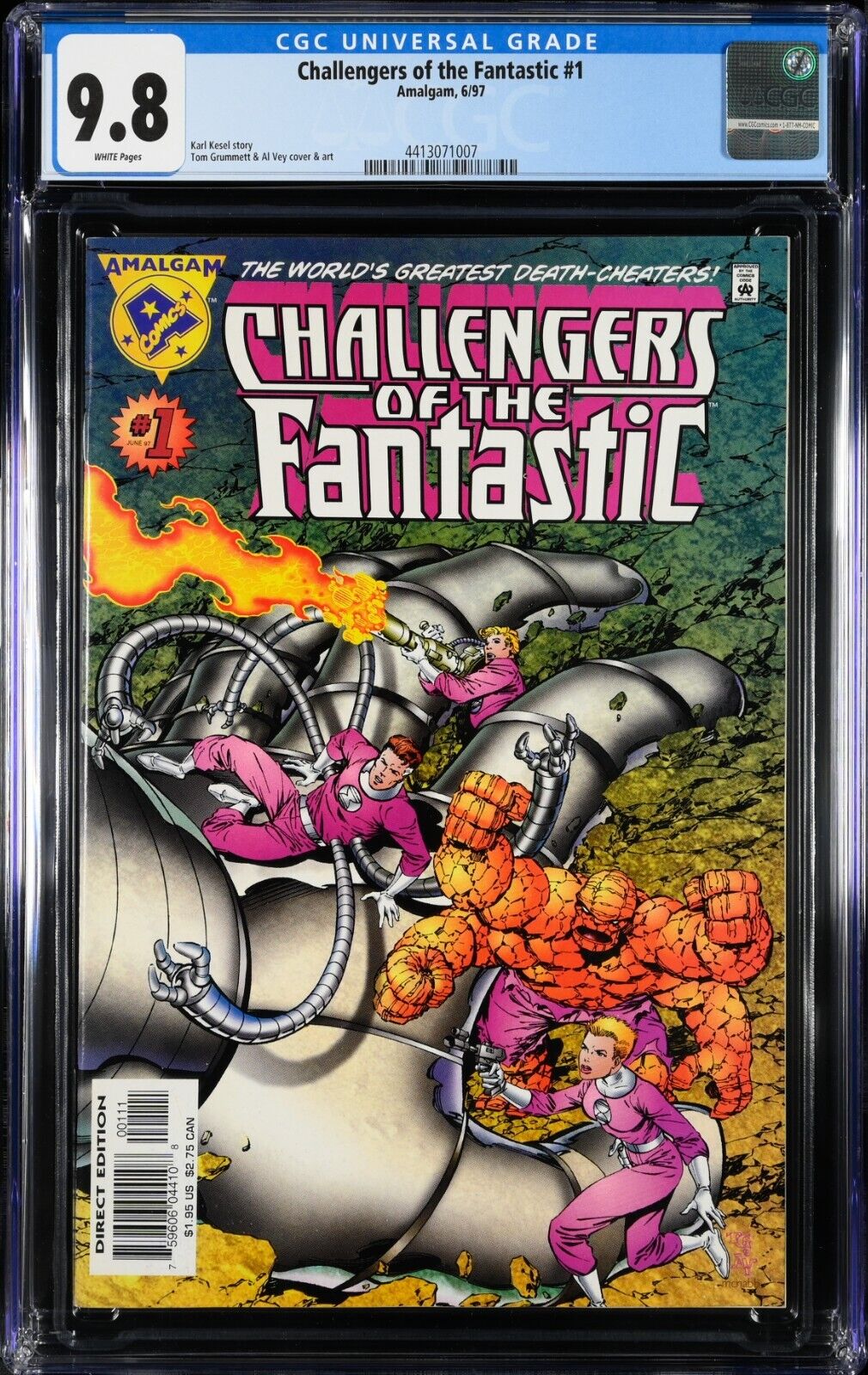 Challengers of the Fantastic #1 CGC 9.8 Amalgam Comics 1997 Karl Kesel Al Vey