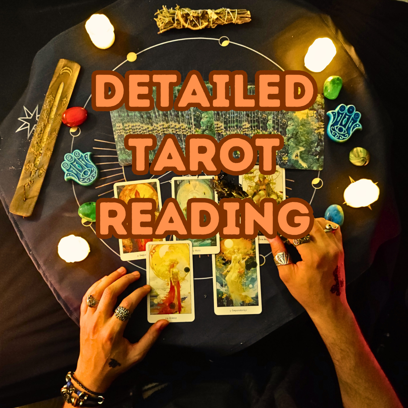 Psychic General Tarot Reading Same Day, Love Career Spiritual Medium Divination