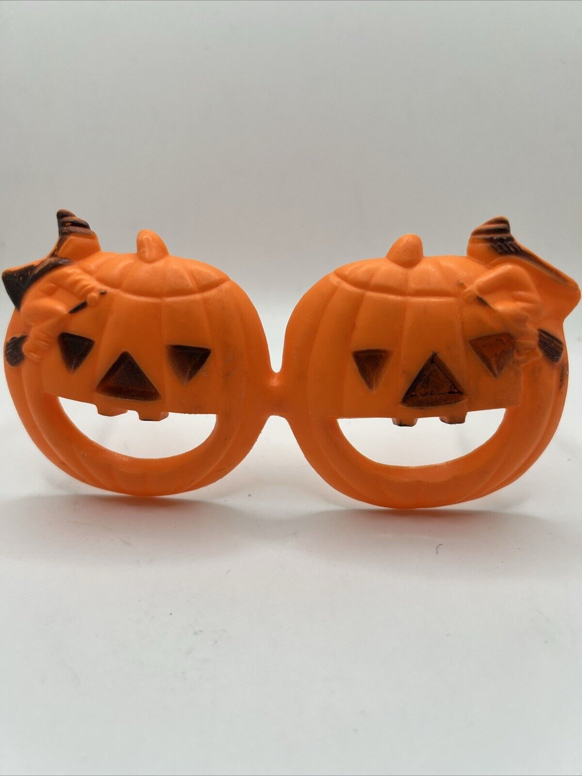 Vintage Plastic Halloween Glasses Sunglasses Pumpkin Jack-O-Lantern witch