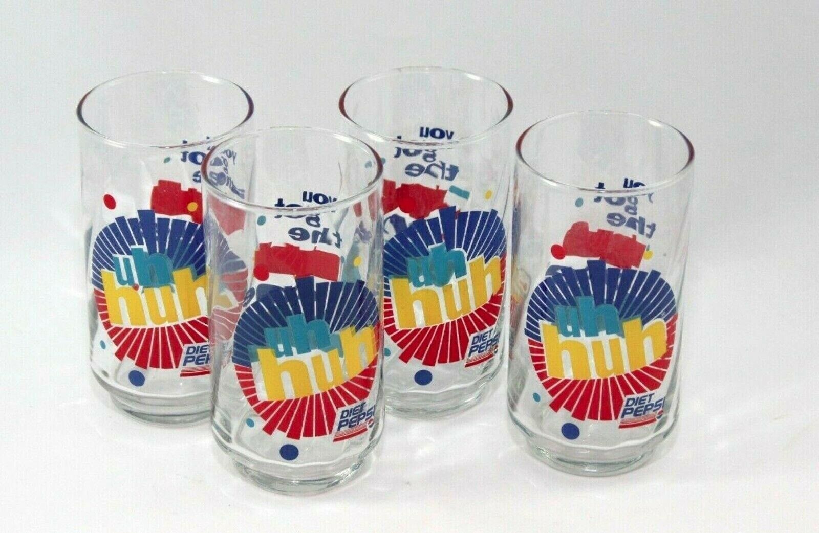 Diet Pepsi Tumblers Uh Huh You Got the Right One Baby Ray Charles Set of 4