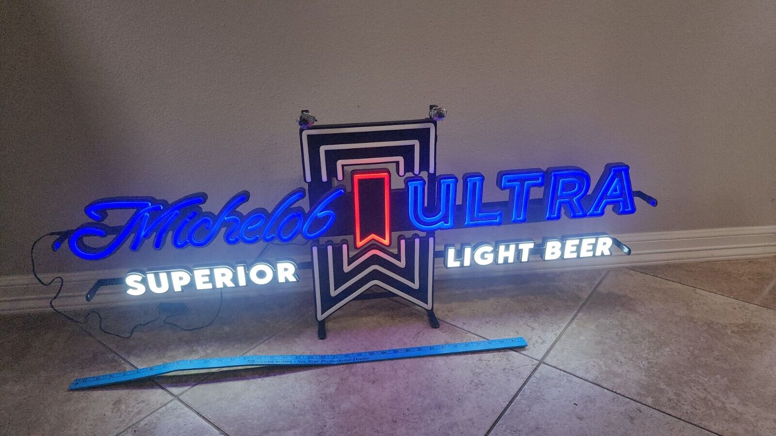 Michelob Ultra Superior Light Beer LED  Sign Motion Animated Bar Sign  46\