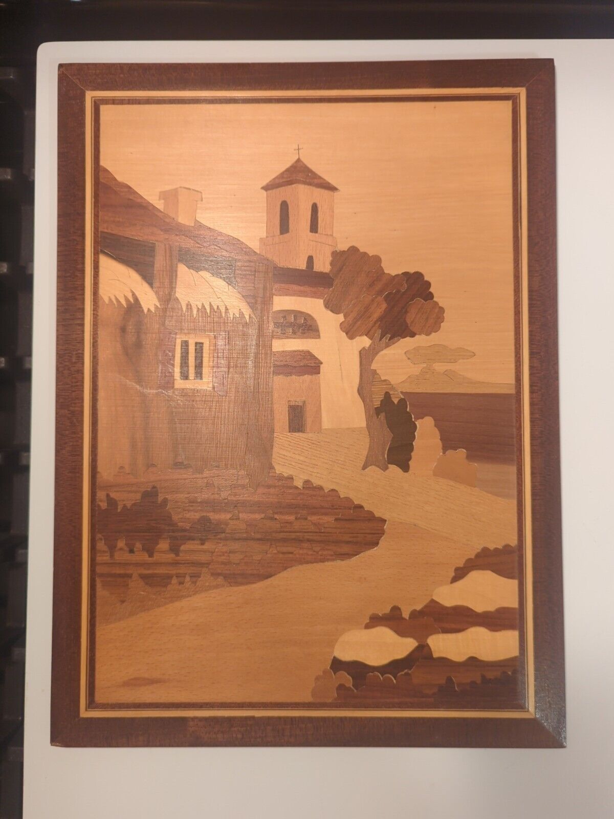 Carved Wooden Picture