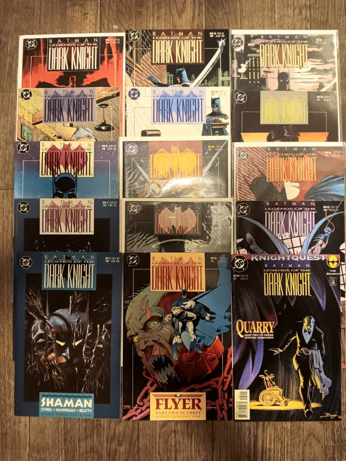 Batman Legends Of The Dark Knight comic books lot (15)