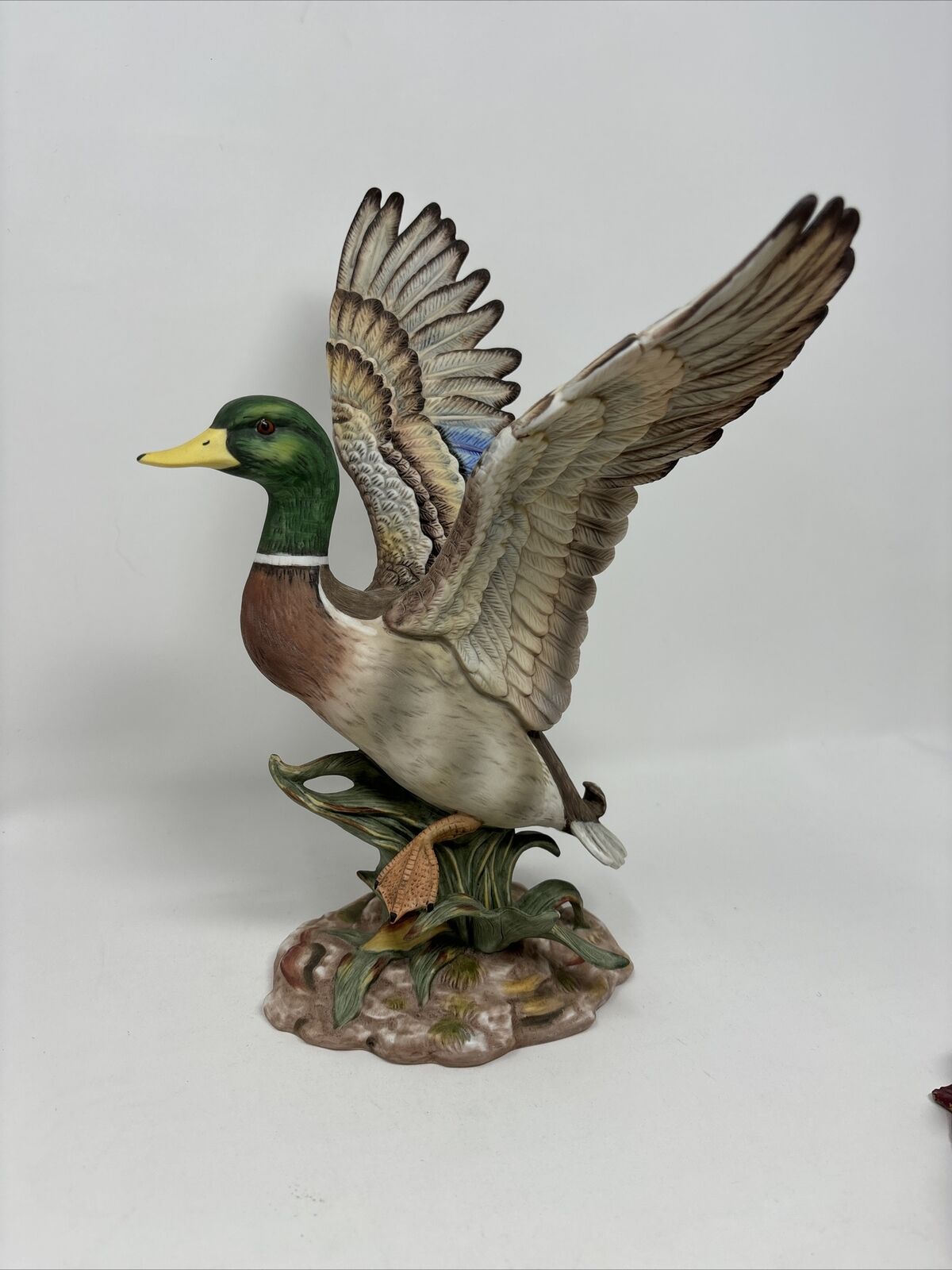 Homco - Masterpiece Porcelain - Mallard Duck Figurine #8838 - 1984