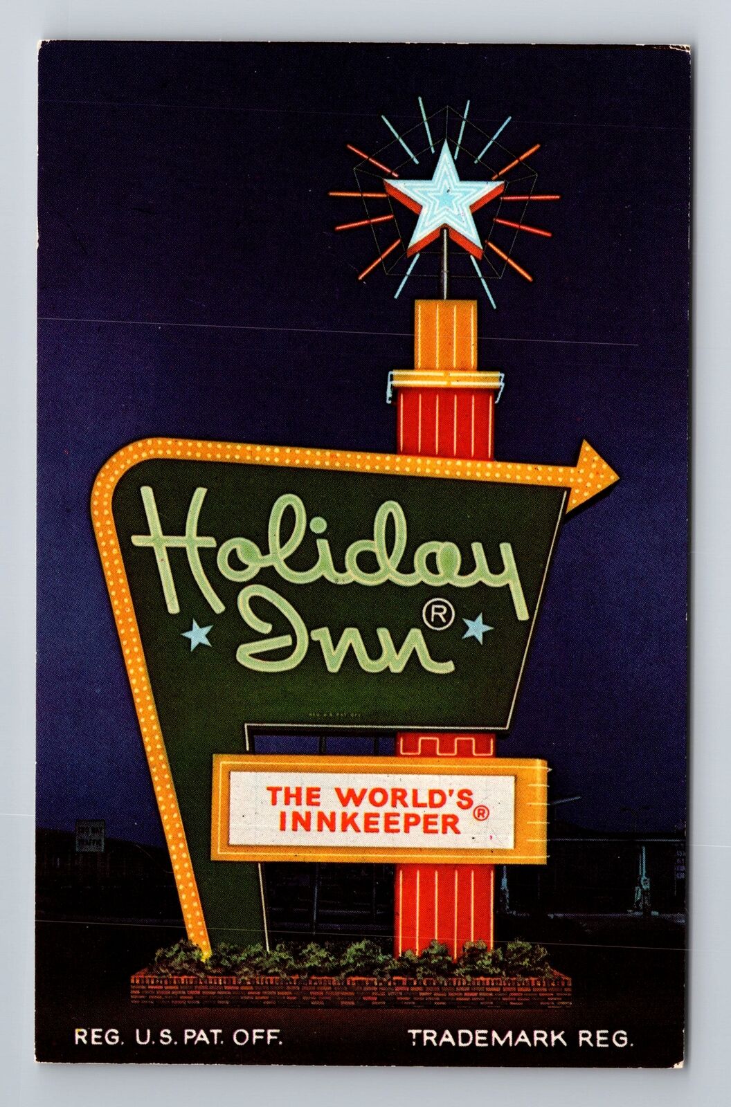 Scranton PA-Pennsylvania, Holiday Inn Advertising, Antique, Vintage Postcard