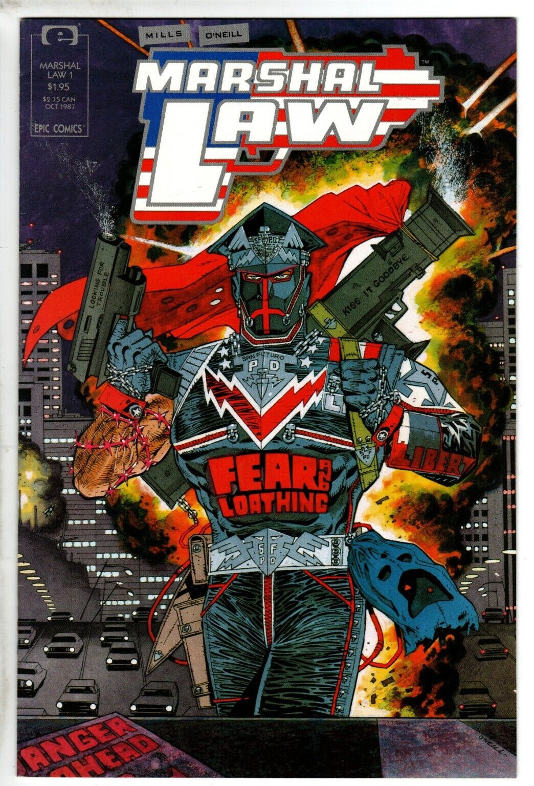 Marshal Law #1, Near Mint Minus Condition
