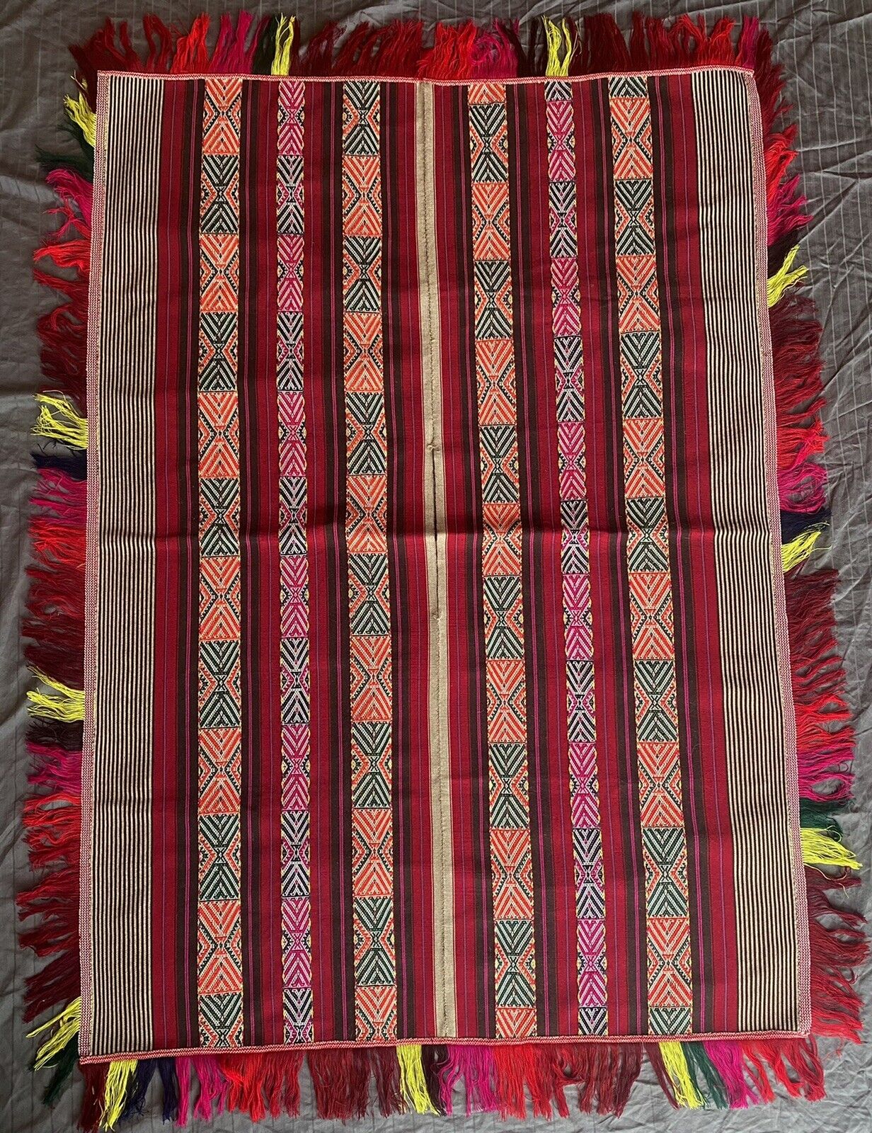 Q'ero Ceremonial Shaman Poncho - Peruvian Andean Textile