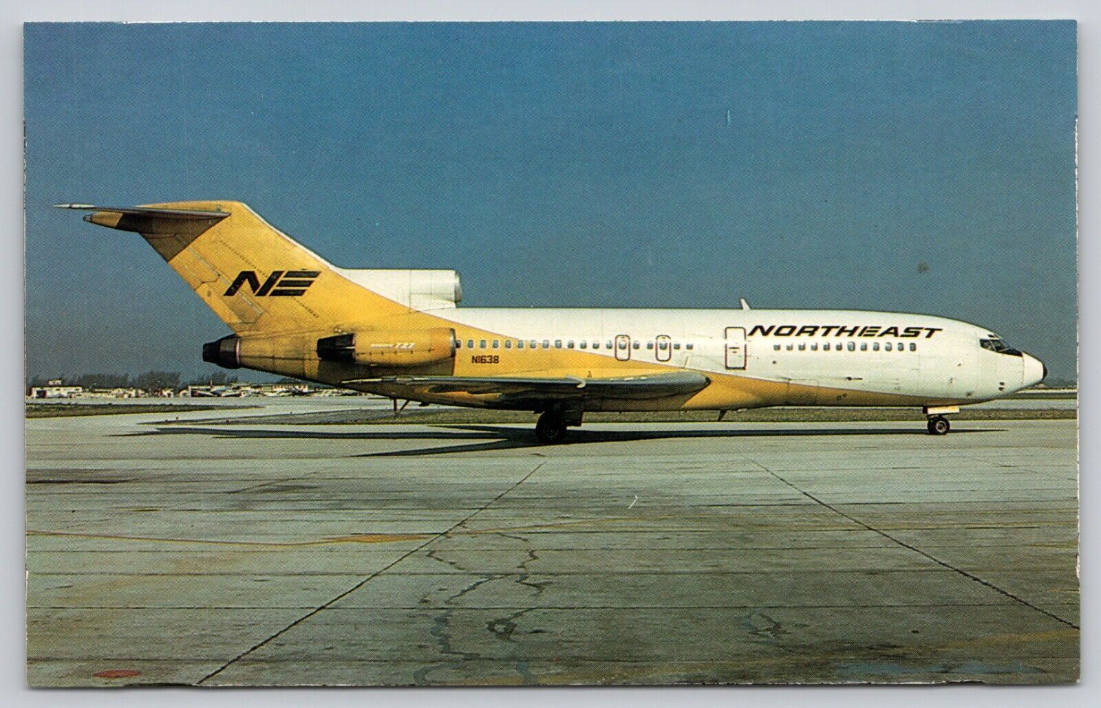 Postcard Northeast Boeing 727-95
