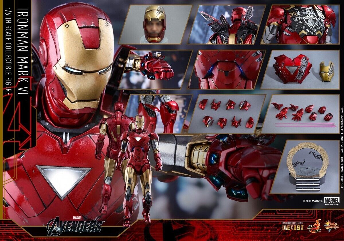 Hot Toys 1 6 Iron Man Mark 6 Diecast