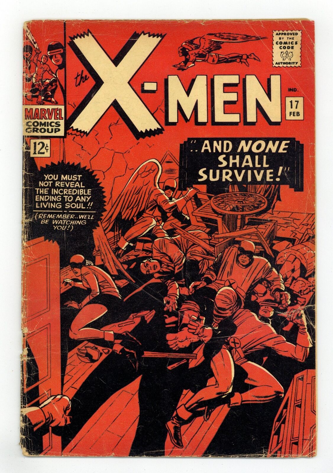 Uncanny X-Men #17 GD+ 2.5 1966