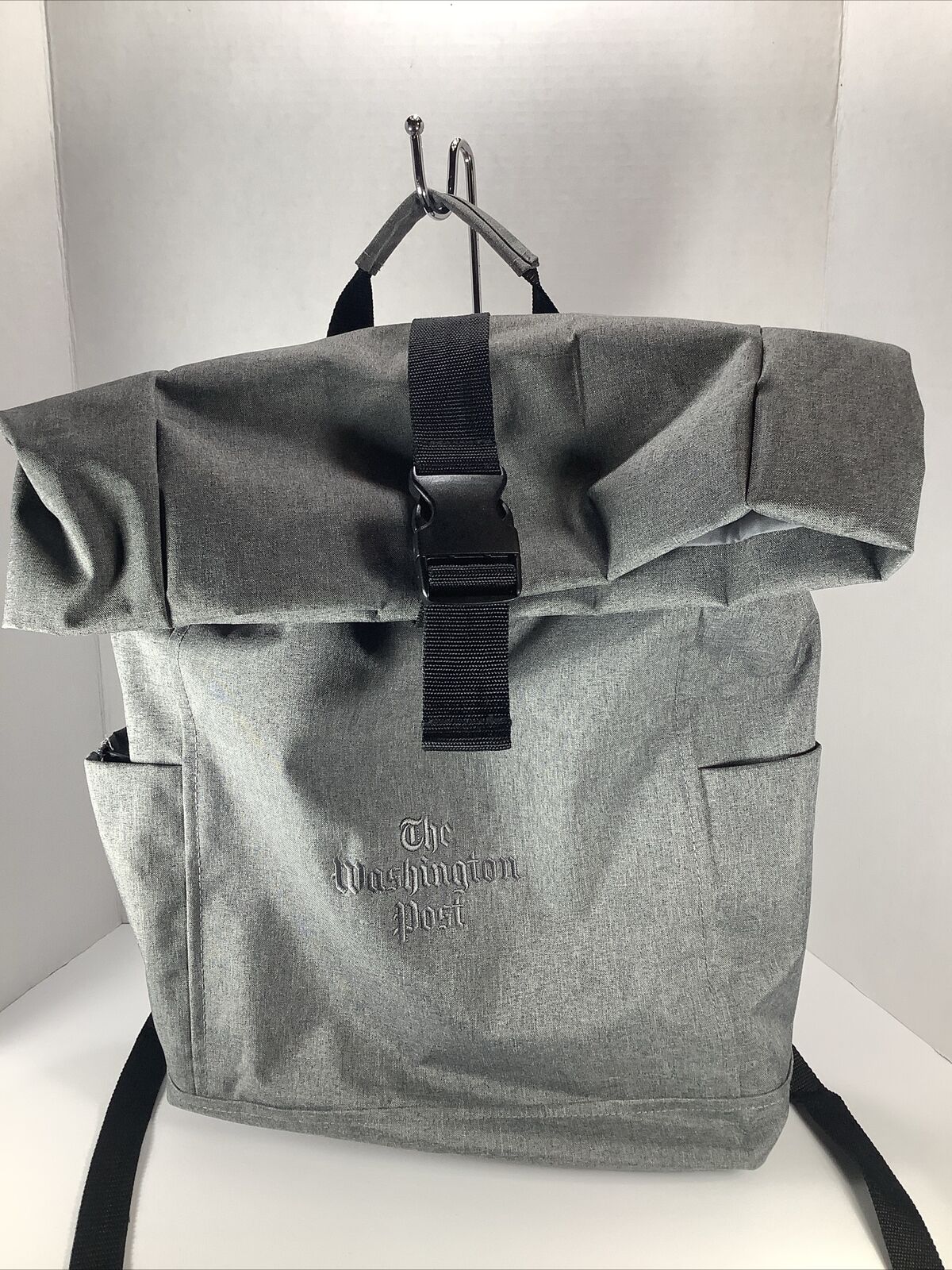 New~The Washington Post Newspaper Embroidered Backpack Bag~21.5”x17.5”x5.5”