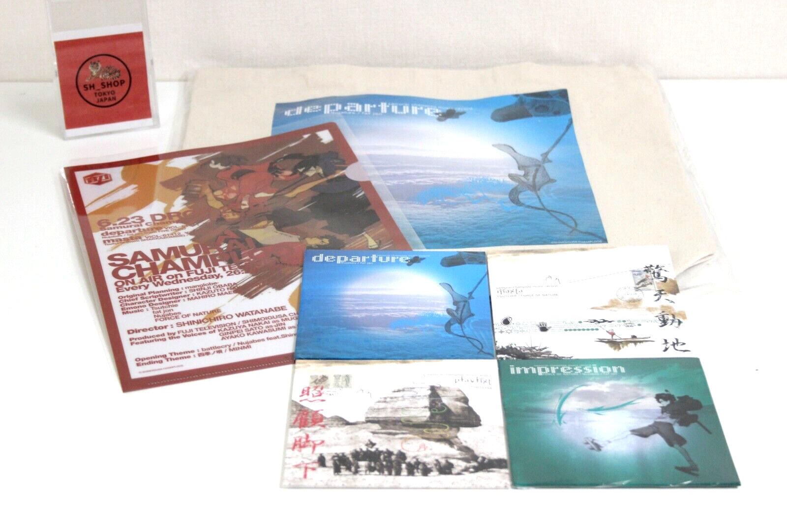 Samurai Champloo 20year anniversary Limited Paper Jacket CD 4Album set in stock