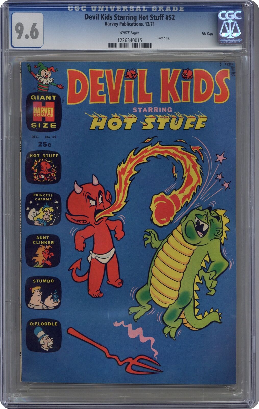 Devil Kids Starring Hot Stuff #52 CGC 9.6 1971 1226340015