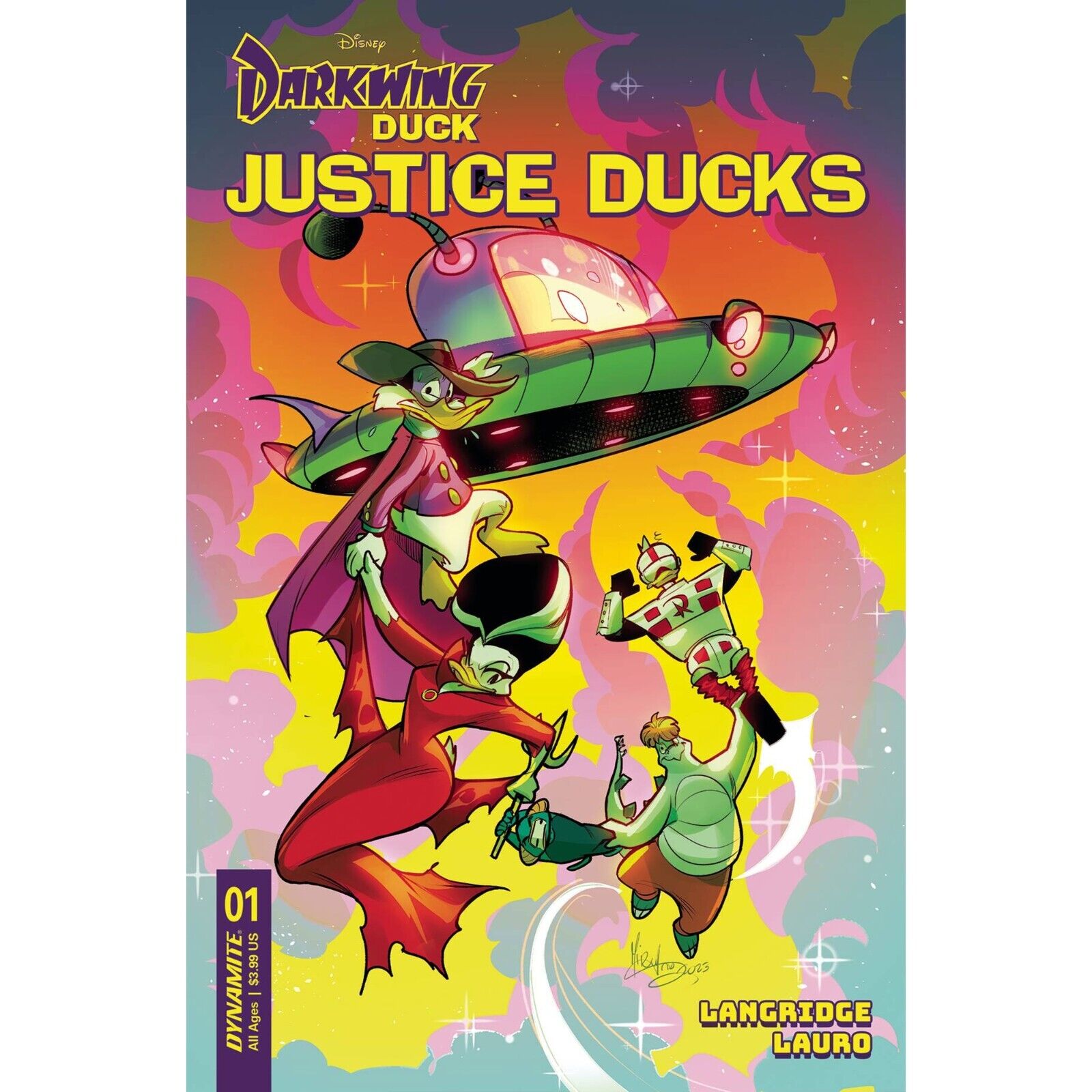 Justice Ducks (2024) #1 2 3 4 Dynamite Entertainment Dark Wing Duck COVER SELECT