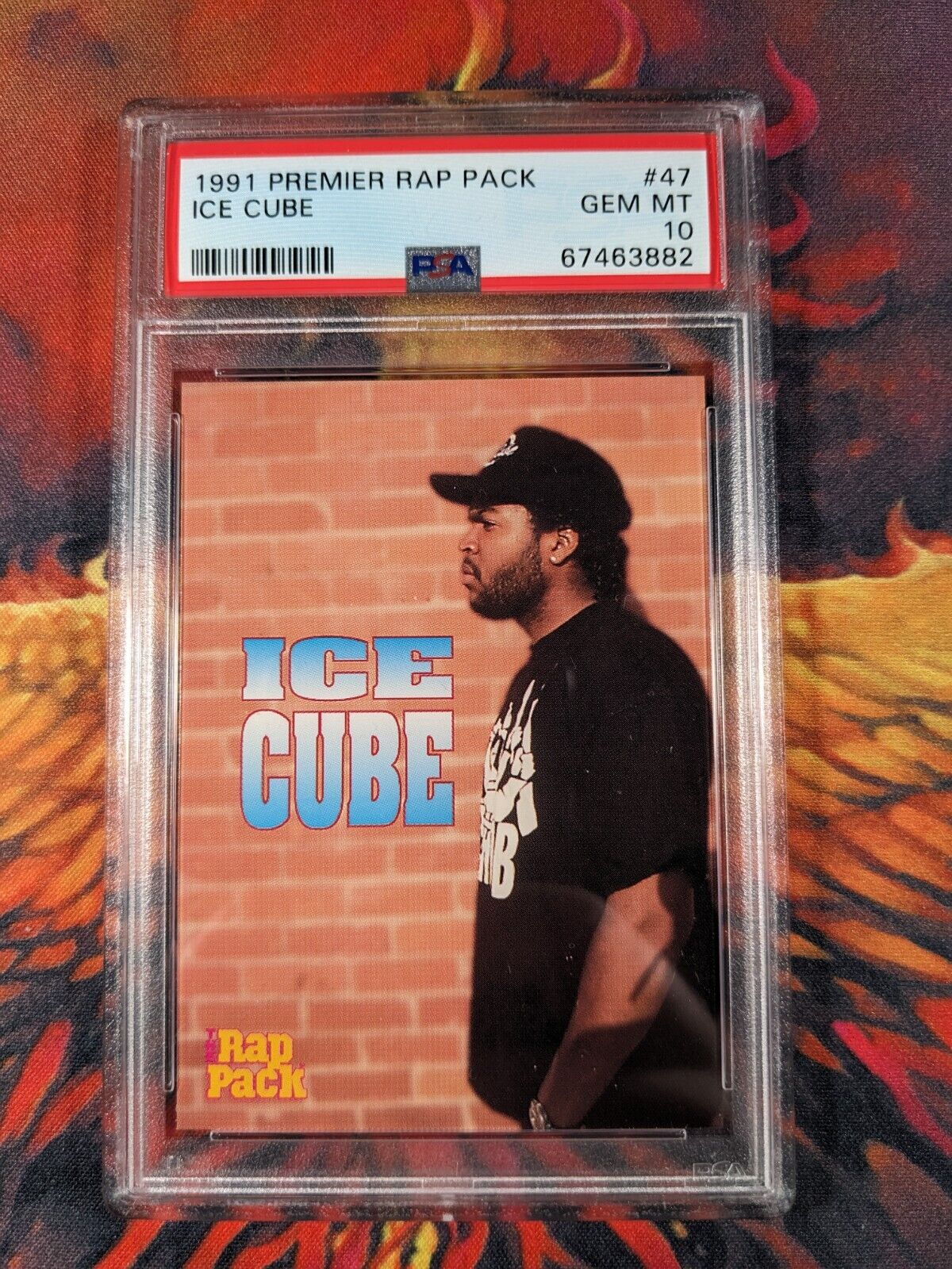 1991 Premier Rap Pack #47 ICE CUBE PSA 10