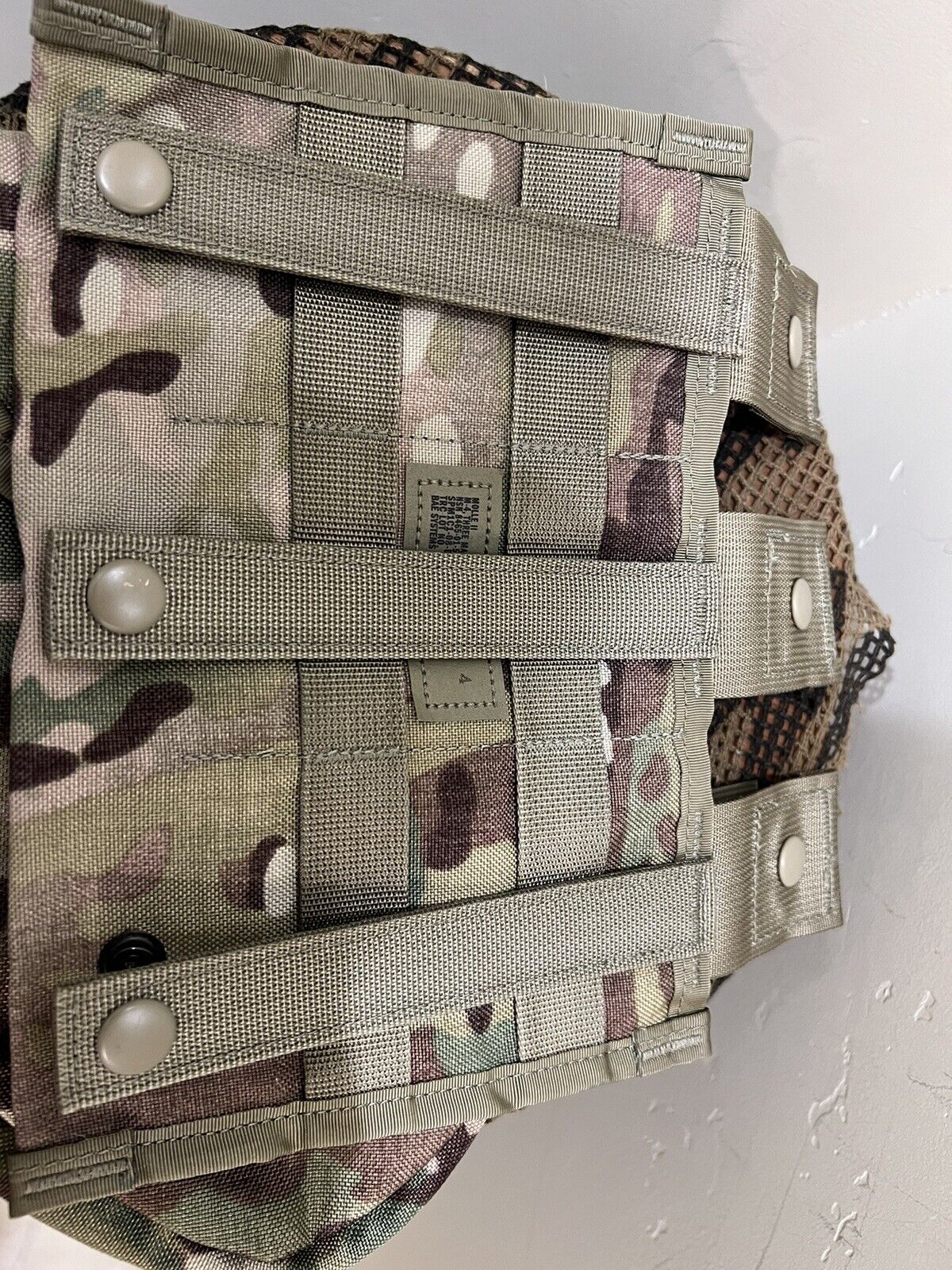 NOS US MILITARY ISSUE MOLLE II MFOUR 3 MAG SIDE BY SIDE POUCH MULTICAM USGI