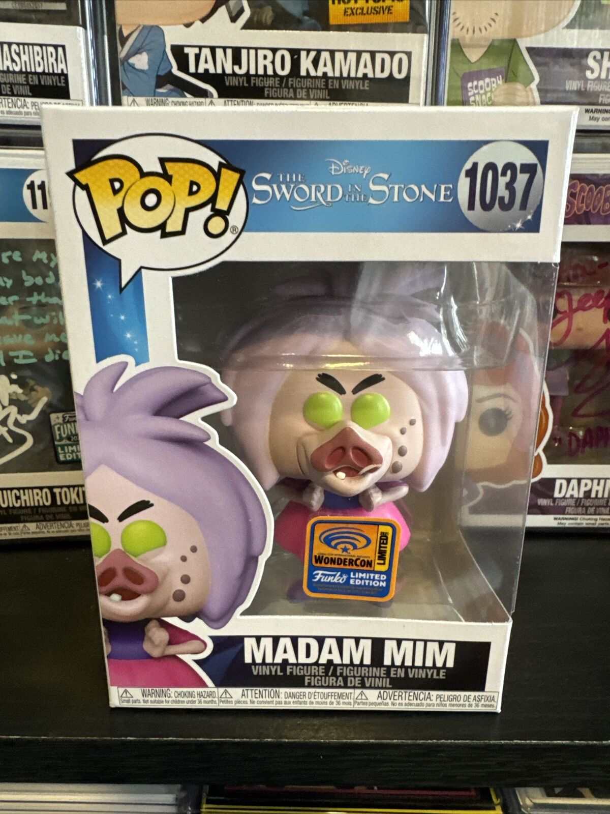 Funko Pop Disney - Madam Mim #1037 2021 Wondrous Convention Sticker W/Protector