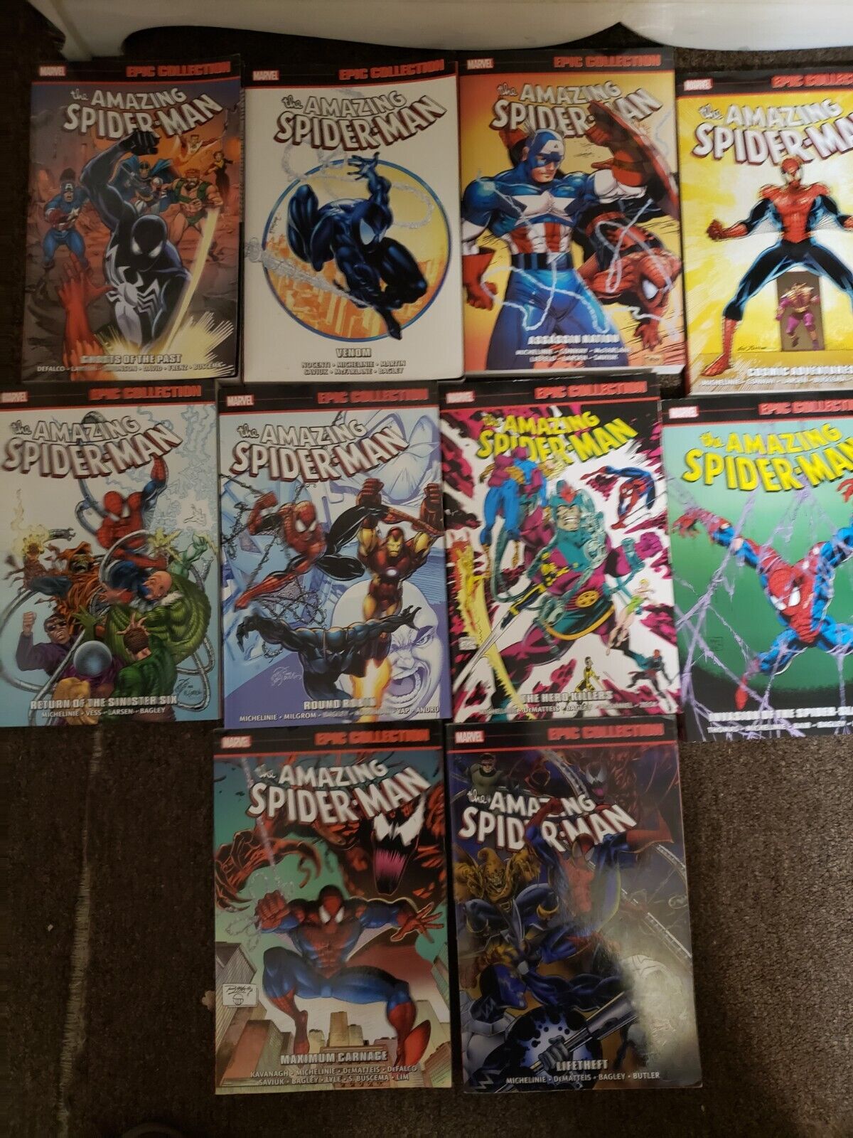 Amazing Spider-Man Epic Collection Lot Vol 15 17 18 19 20 21 22 23 24 25 26