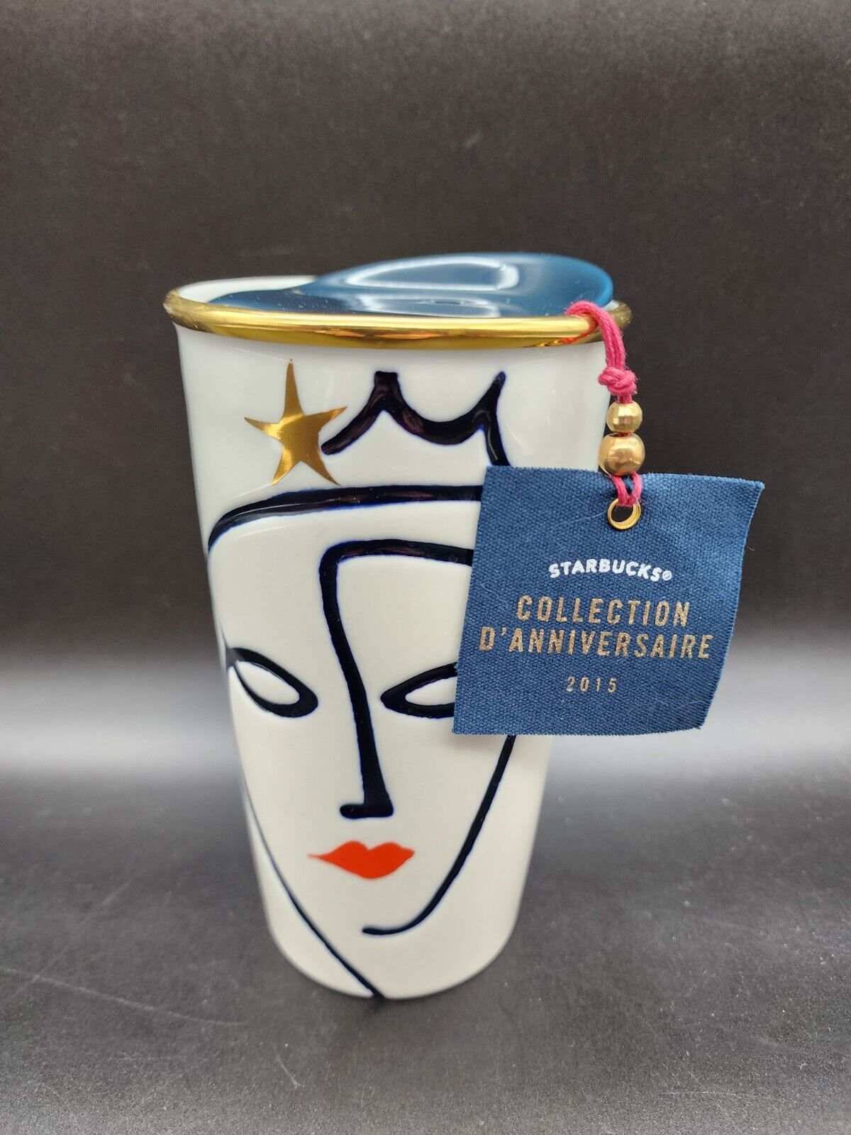 2015 Starbucks Anniversary Collection Mermaid Siren Mug Tumbler 10oz
