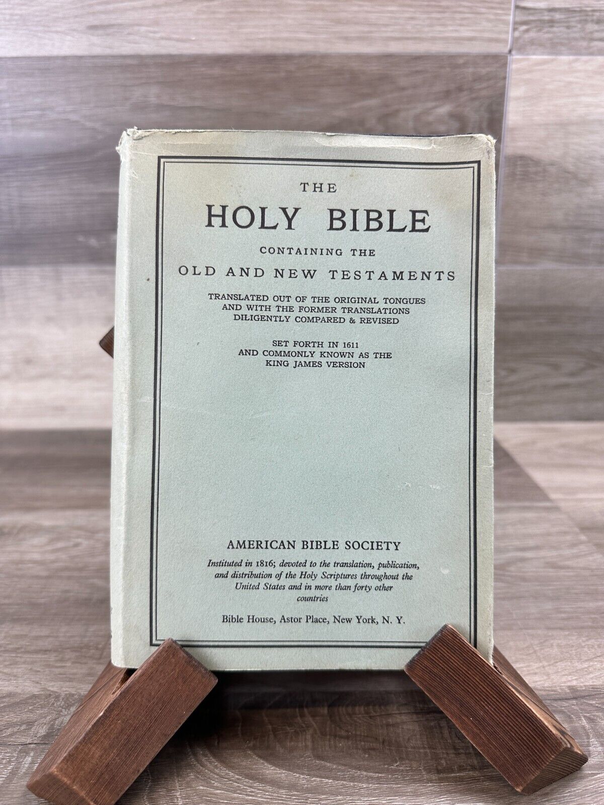 The Holy Bible Containing the Old and New Testaments American Bible Society 1942