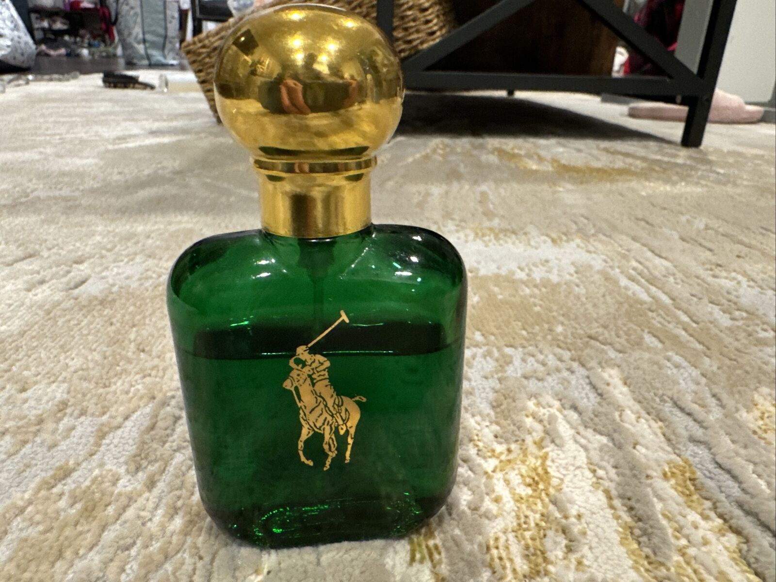 Vintage Mens COSMAIR Ralph Lauren POLO GREEN 2.0oz Cologne Spray 80% Full