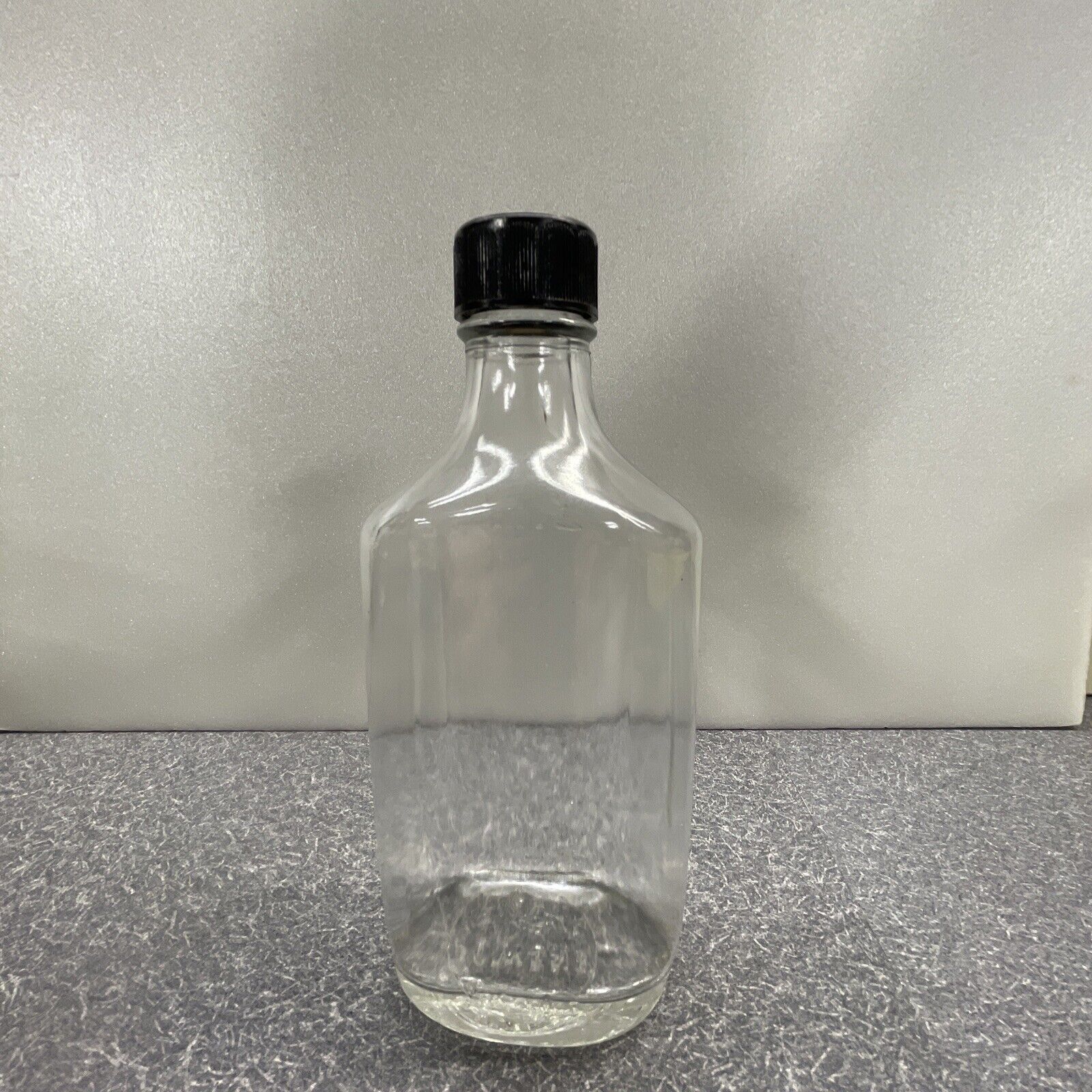 Vintage Owens Illinois Small Glass Bottle Duraglas w/ Lid ‘40s-\'60s