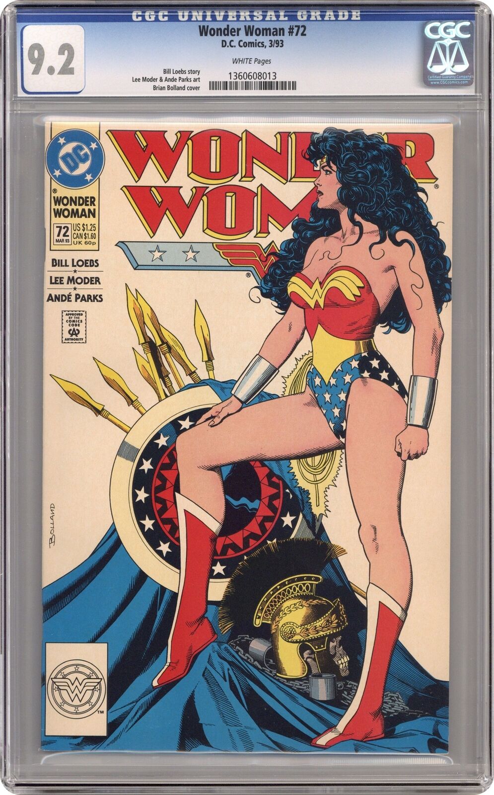 Wonder Woman #72 CGC 9.2 1993 1360608013
