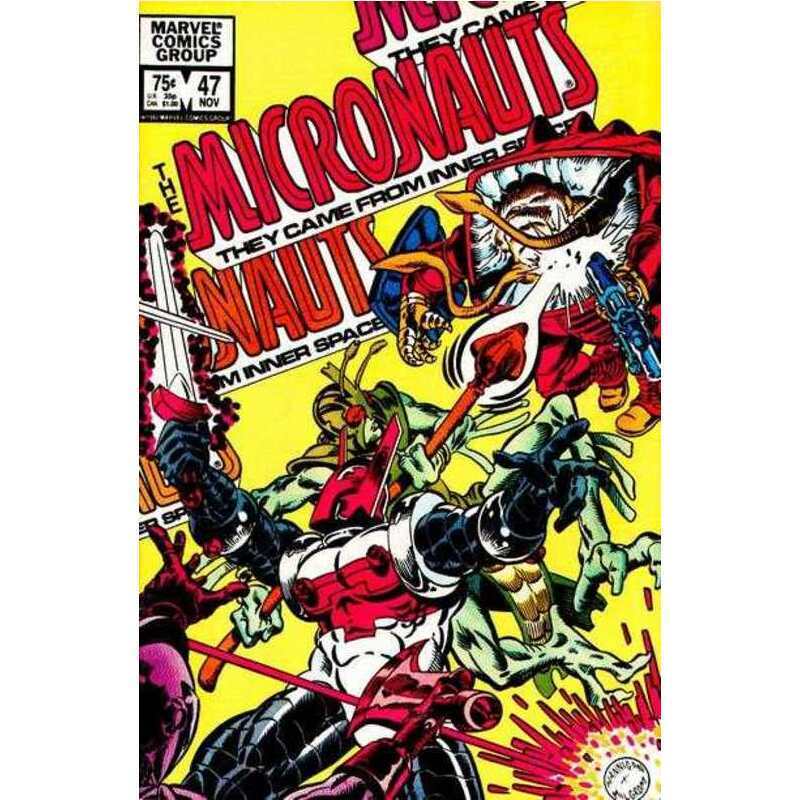 Micronauts #47  - 1979 series Marvel comics VF+ Full description below [v\\