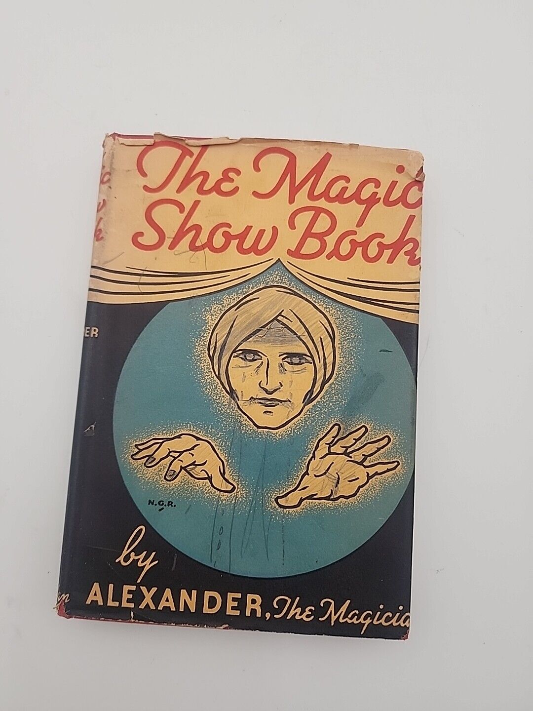 Vintage 1937 The Magic Show Book by Alexander, The Magician w/ DJ