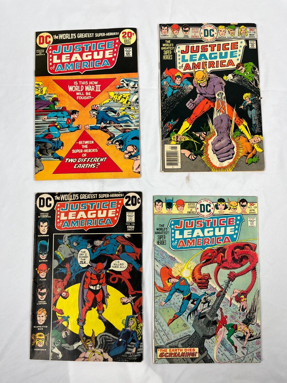 Lot of Justice League Batman Superman DC comics Collection - 7 Comics vintage