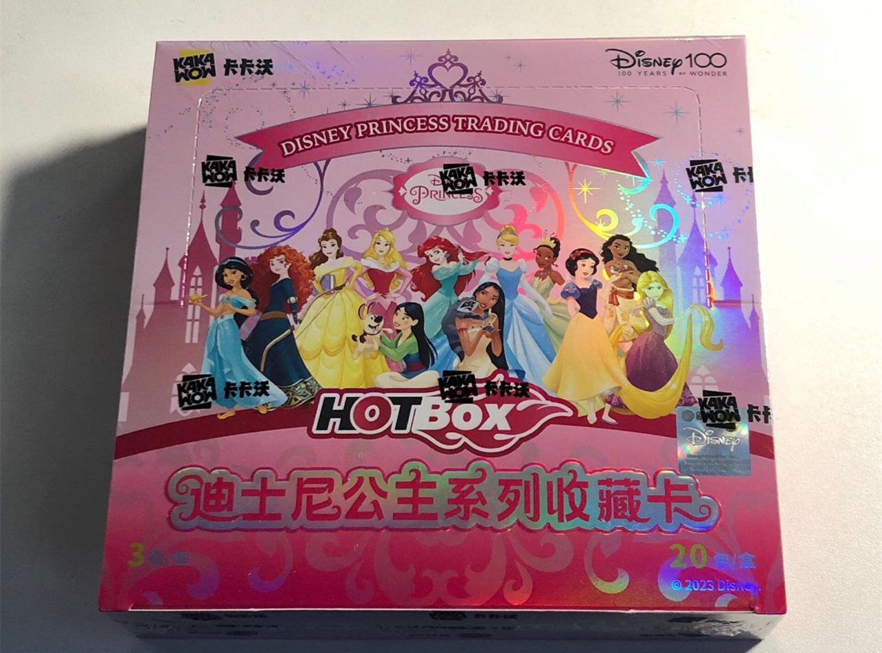 2023 Kakawow Disney 100 Hotbox Princess Collection card Sealed Box