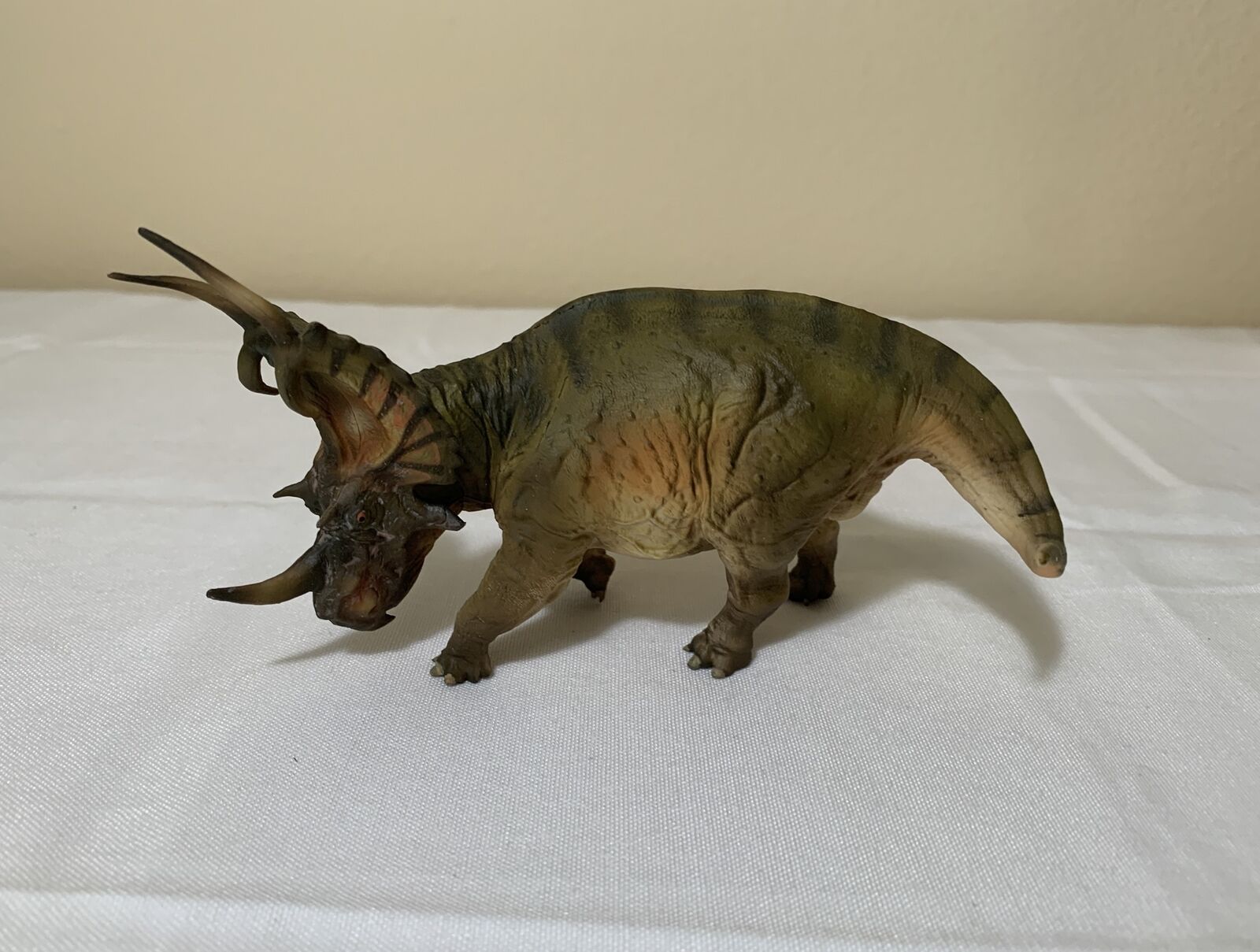 PNSO Spinops Dinosaur Figure Detailed Prehistoric Ceratopsian Collectible 2019