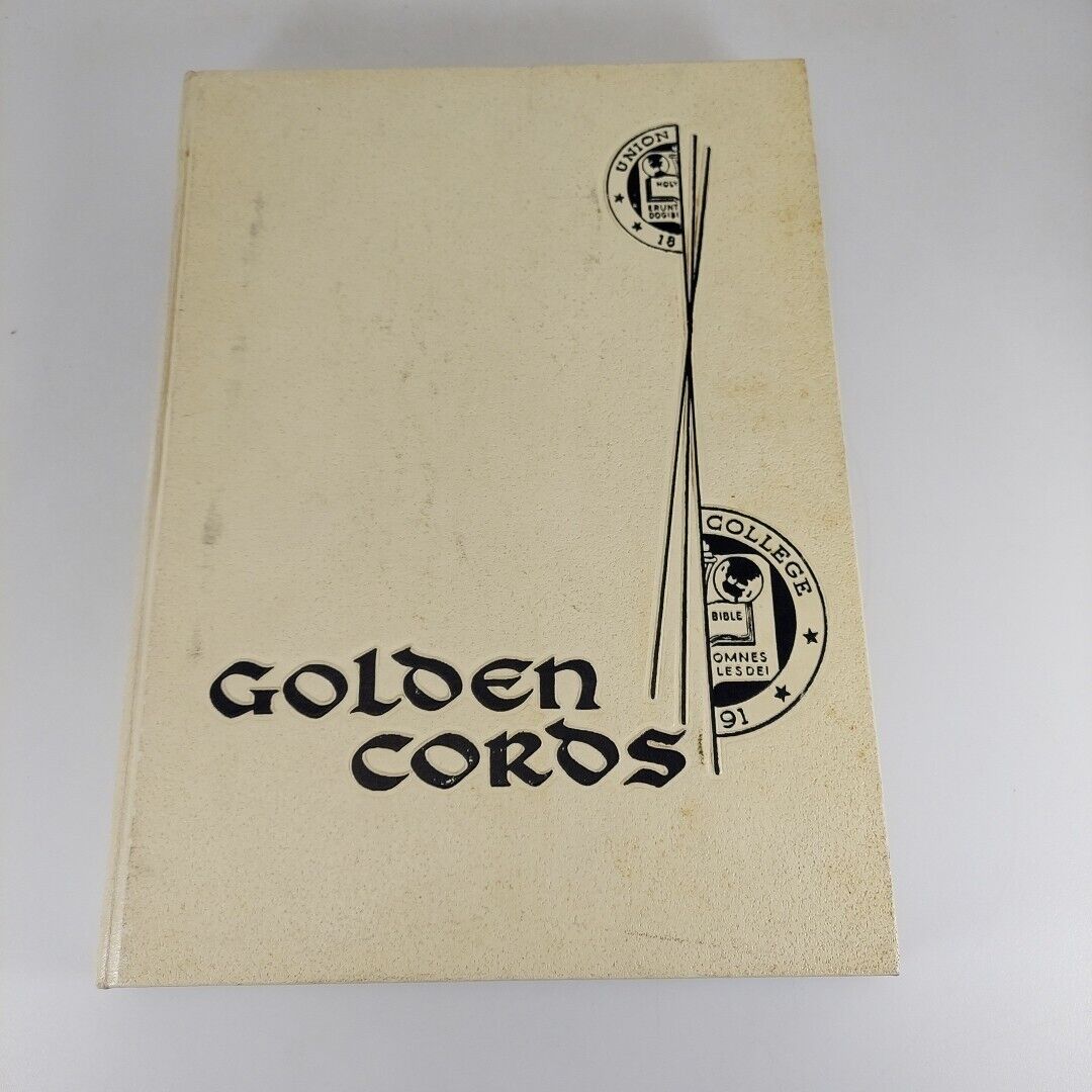 1962 Golden Cords Union College Yearbook Lincoln, Nebraska Hardcover 