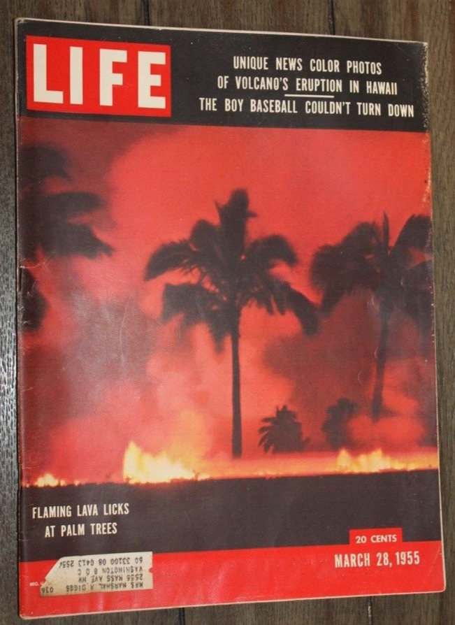 Vtg Life Magazine MARCH 28, 1955 Elephants At St. Louis Zoo GREAT ADS