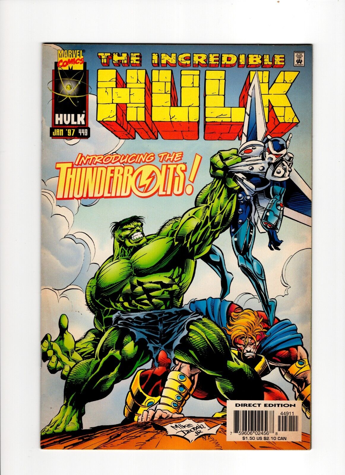 INCREDIBLE HULK #442 (1997): Key- 1st Thunderbolts: High Grade