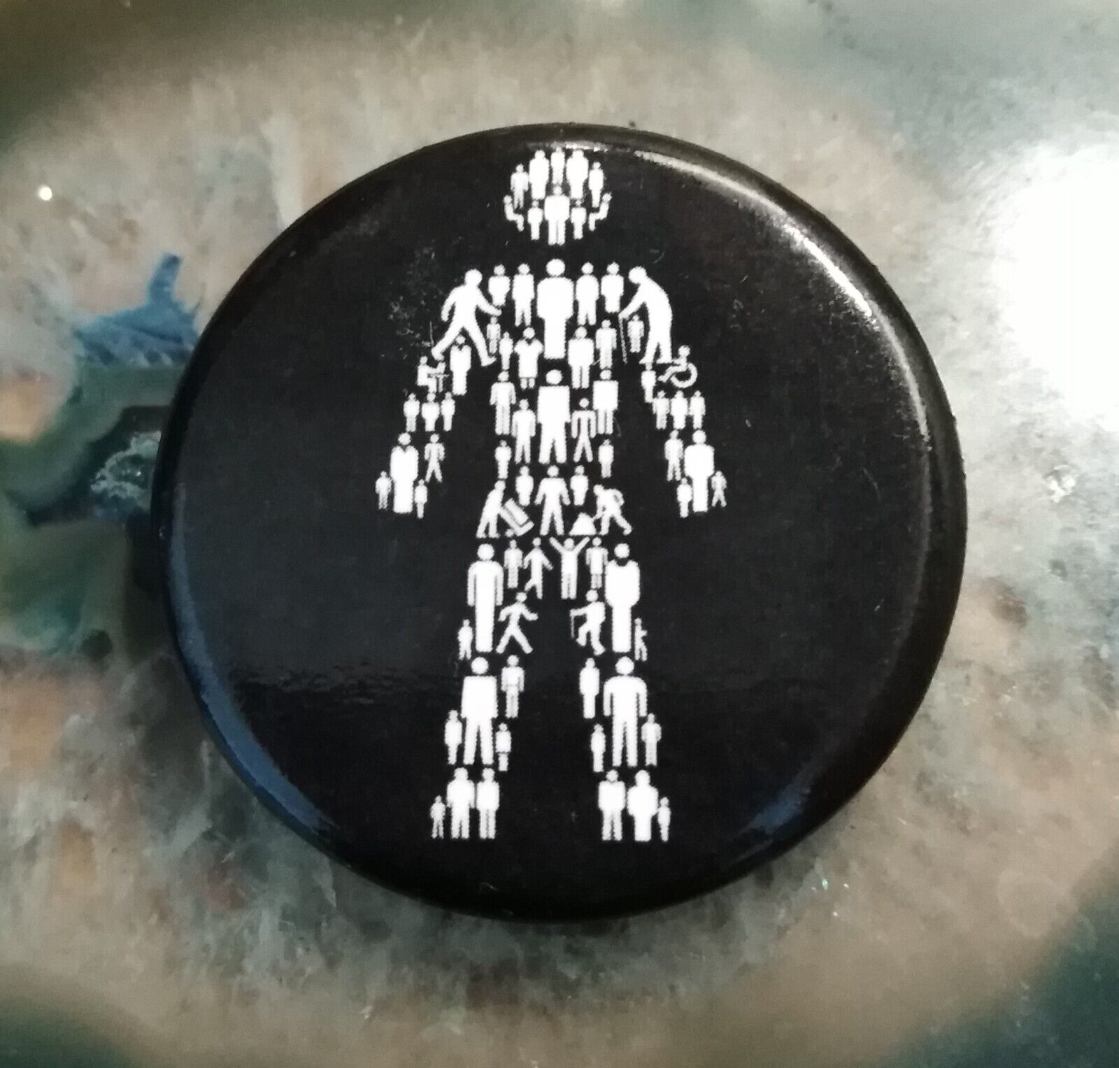BRAND NEW Prostate Cancer UK  32mm BUTTON BADGE. 