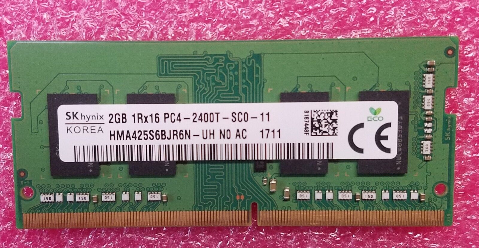 Hynix 2GB PC4-19200 DDR4-2400MHz LAPTOP RAM SoDimm Memory HMA425S6BJR6N-UH CARD
