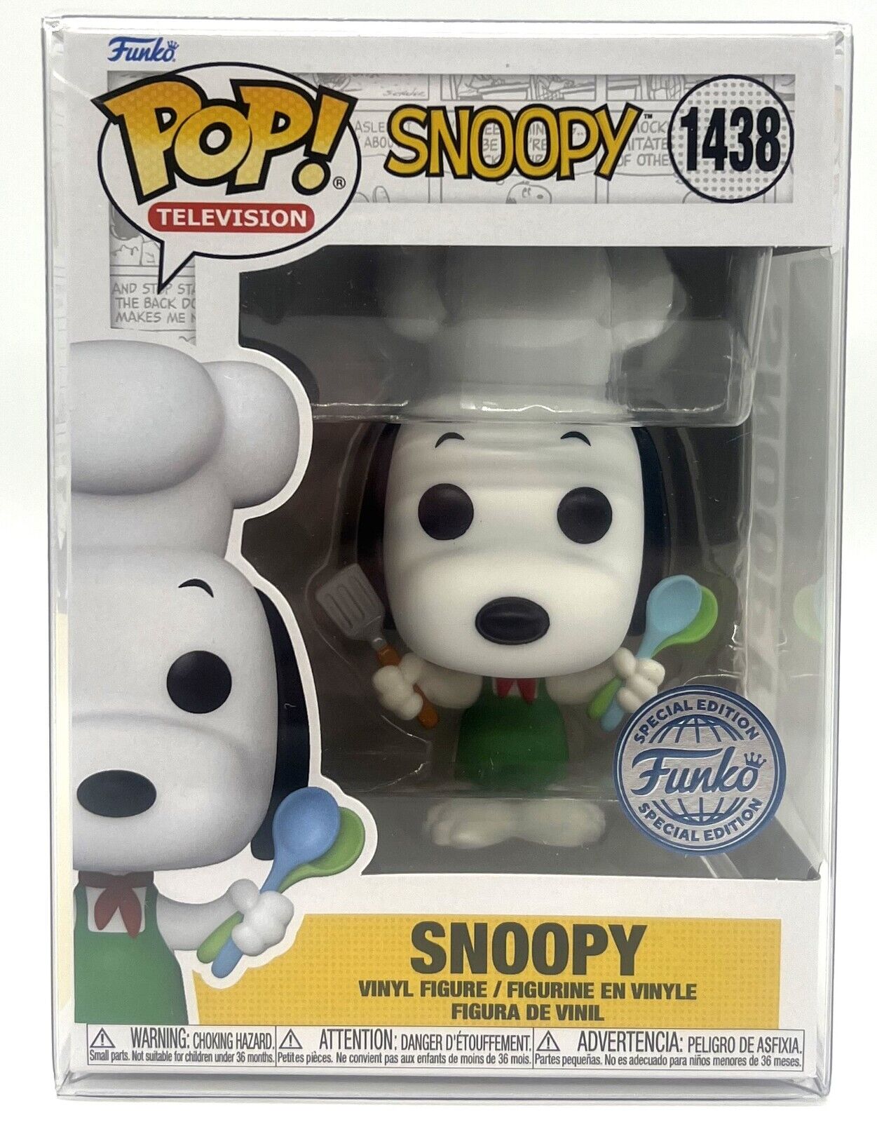 Funko Pop Peanuts Snoopy #1438 Special Edition with POP Protector