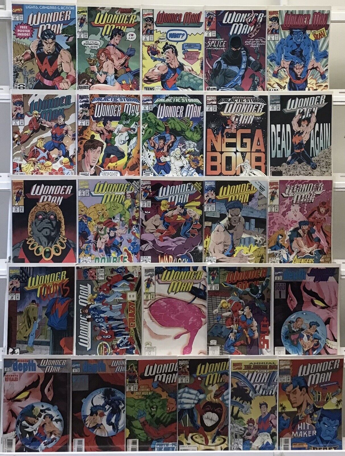 Marvel Comics - Wonder Man Run Lot 1-29 Plus Annual 1&2 - Missing See Bio
