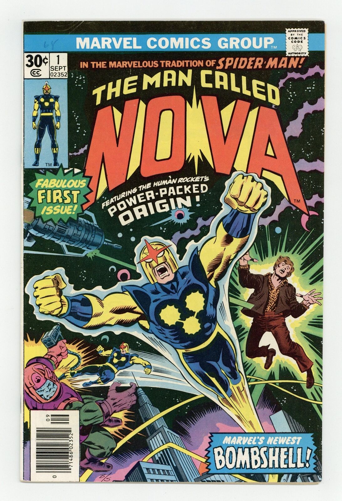 Nova #1 FN- 5.5 1976 1st app. Nova