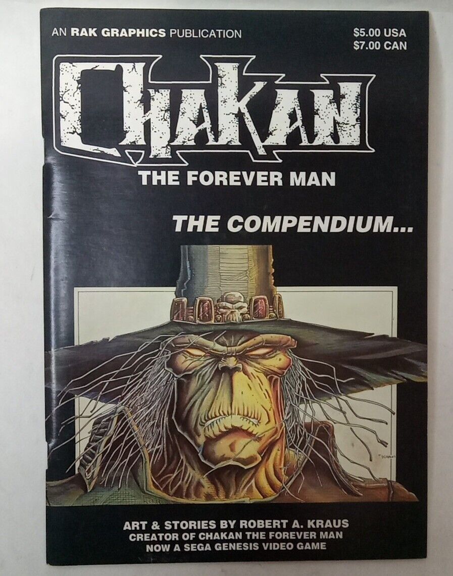 CHAKAN THE FOREVER MAN: COMPENDIUM 1st print Rak Graphics Publications 1993