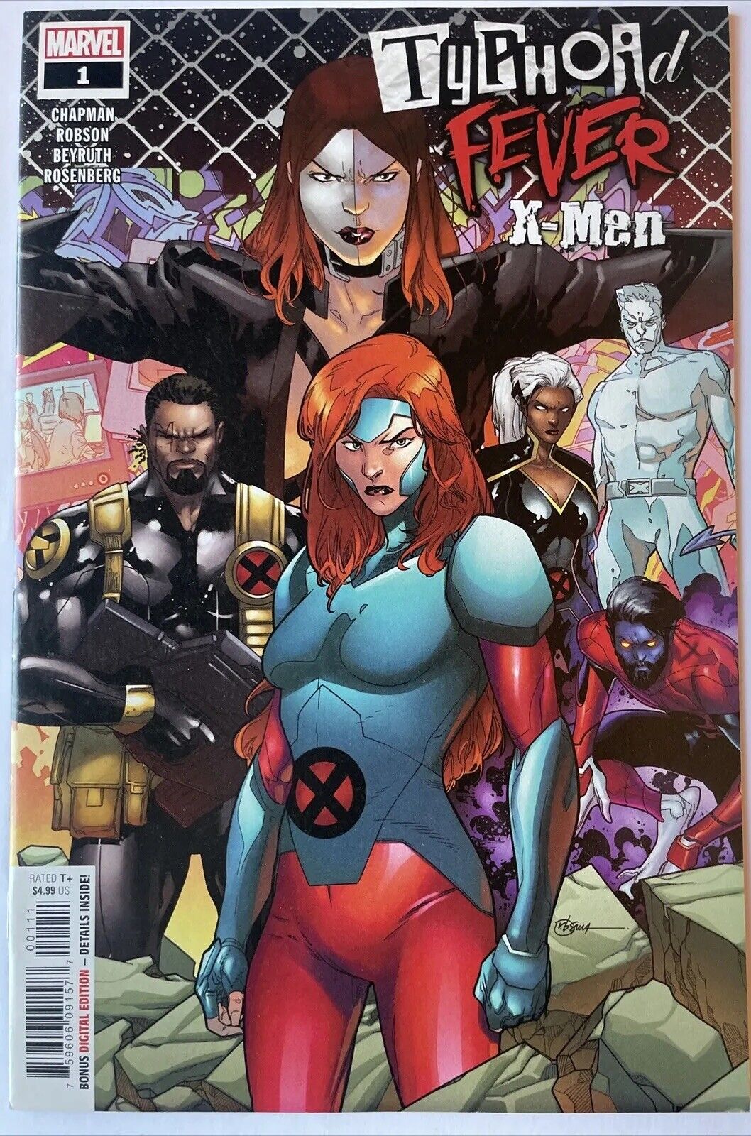 Typhoid Fever X-Men #1 RB Silva Main Cover A (Marvel 2018)