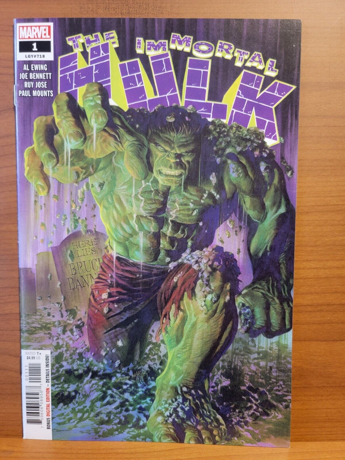 Immortal Hulk #1 NM 2018