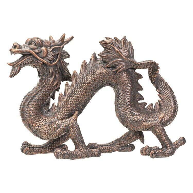 PT Pacific Trading Chinese Dragon Resin Figure