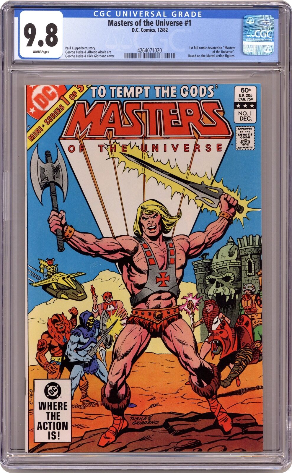 Masters of the Universe #1 CGC 9.8 1982 4264071020